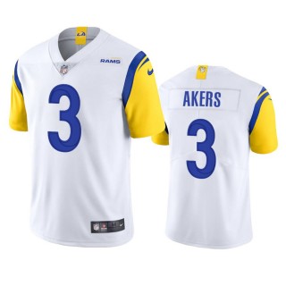 Los Angeles Rams Cam Akers White Vapor Limited Jersey