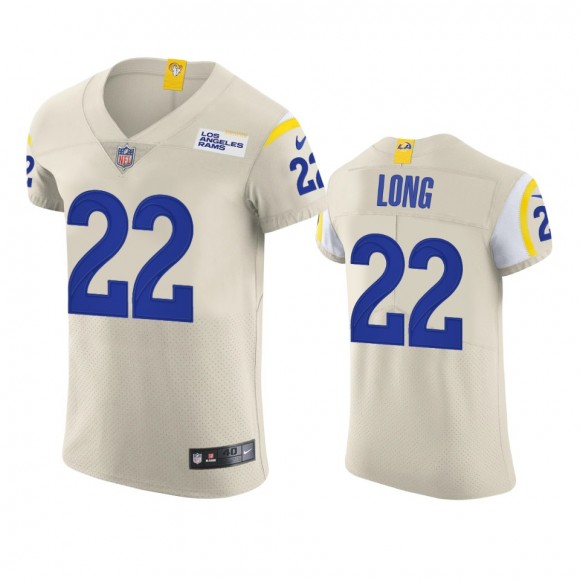 Los Angeles Rams David Long Cream Vapor Elite Jersey - Men's