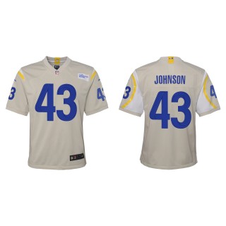 Youth John Johnson Rams Bone Game Jersey