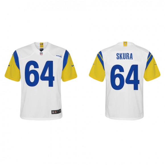 Youth Los Angeles Rams Matt Skura White Alternate Game Jersey