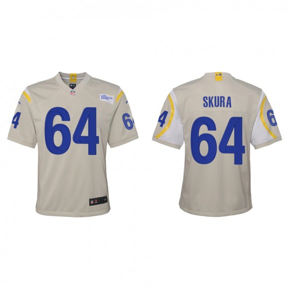 Youth Los Angeles Rams Matt Skura Bone Game Jersey