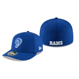 Los Angeles Rams Royal Omaha Low Profile 59FIFTY Structured Hat