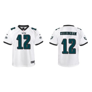 Randall Cunningham Youth Philadelphia Eagles White Game Jersey