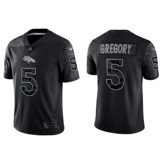 Randy Gregory Denver Broncos Black Reflective Limited Jersey