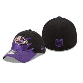 Baltimore Ravens Black Purple Surge 39THIRTY Flex Hat