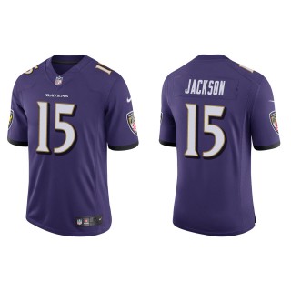 Men's Baltimore Ravens DeSean Jackson Purple Vapor Limited Jersey