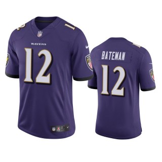 Baltimore Ravens Rashod Bateman Purple Vapor Limited Jersey