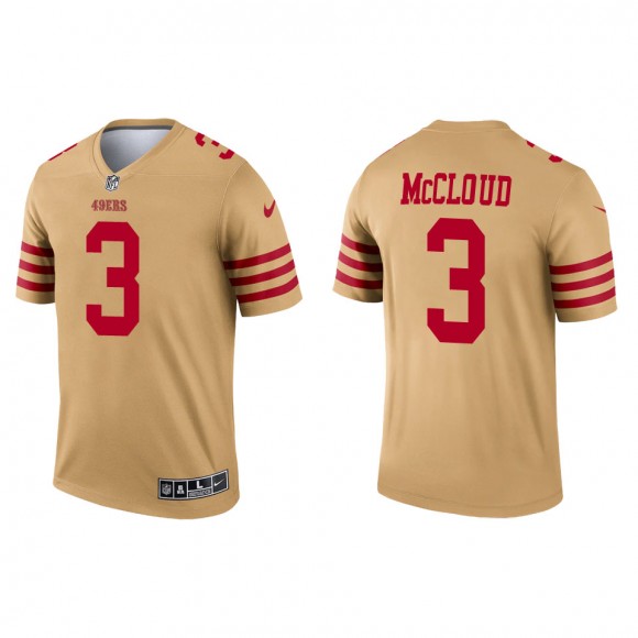 Men's San Francisco 49ers Ray-Ray McCloud Gold Inverted Legend Jersey