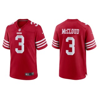 Men's San Francisco 49ers Ray-Ray McCloud Scarlet Game Jersey
