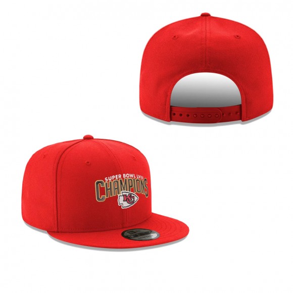 Chiefs Red Super Bowl LVIII Champions Replica 9FIFTY Snapback Hat