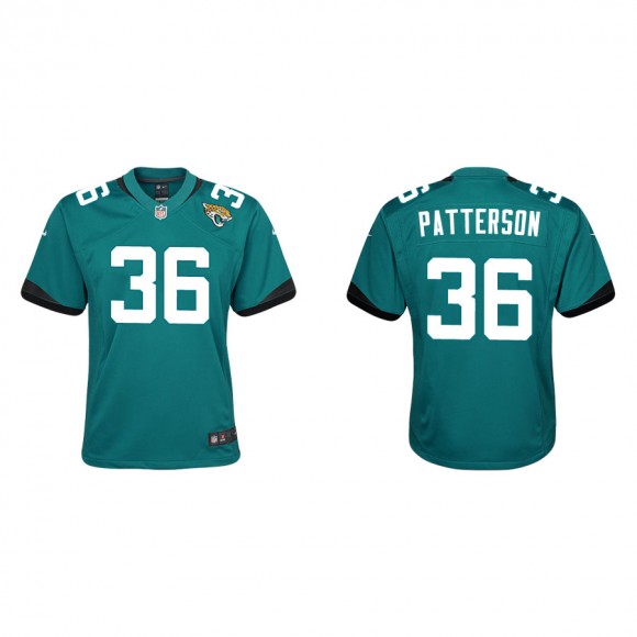 Youth Riley Patterson Jaguars Teal Game Jersey