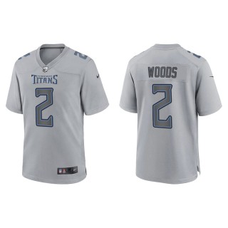 Robert Woods Tennessee Titans Gray Atmosphere Fashion Game Jersey
