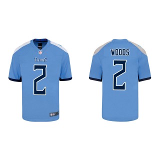 Robert Woods Youth Tennessee Titans Light Blue Game Jersey