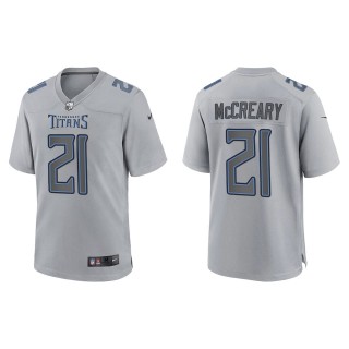 Roger McCreary Tennessee Titans Gray Atmosphere Fashion Game Jersey