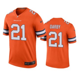Denver Broncos Ronald Darby Orange Color Rush Legend Jersey