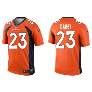 Men's Denver Broncos Ronald Darby Orange Legend Jersey