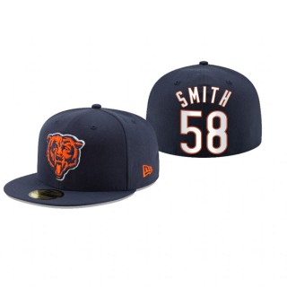 Chicago Bears Roquan Smith Navy Omaha 59FIFTY Fitted Hat