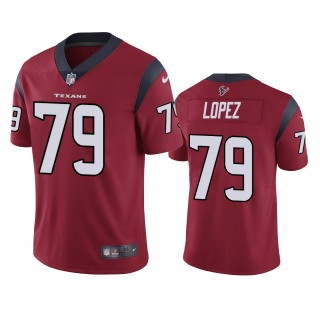Roy Lopez Houston Texans Red Vapor Limited Jersey