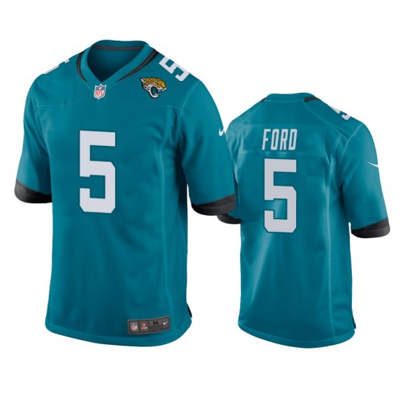 Jacksonville Jaguars Rudy Ford Teal Game Jersey