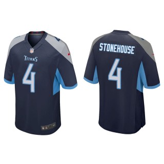 Ryan Stonehouse Tennessee Titans Navy Game Jersey