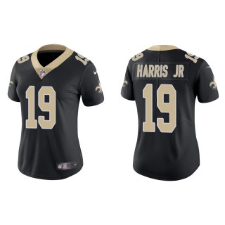 Women's New Orleans Saints Chris Harris Jr Black Vapor Limited Jersey