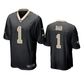 New Orleans Saints Dad Black 2021 Fathers Day Game Jersey