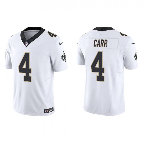 Derek Carr Saints White Vapor F.U.S.E. Limited Jersey