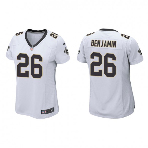 Women Eno Benjamin Saints White Game Jersey