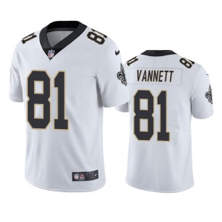Nick Vannett New Orleans Saints White Vapor Limited Jersey