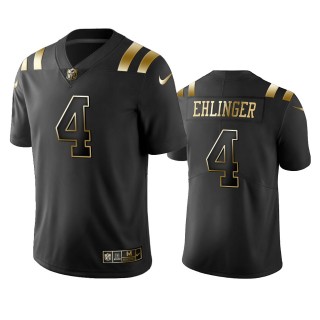 Colts Sam Ehlinger Black Golden Edition Vapor Limited Jersey