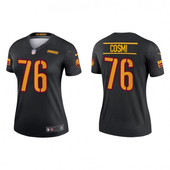 Samuel Cosmi Women's Washington Commanders Black Legend Jersey