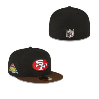 San Francisco 49ers Black Walnut 59FIFTY Fitted Hat