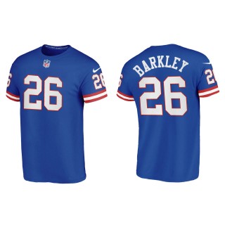 Saquon Barkley New York Giants Royal Classic T-Shirt