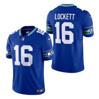 Seattle Seahawks Tyler Lockett Royal Throwback Vapor F.U.S.E. Limited Jersey