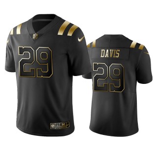 Sean Davis Colts Black Golden Edition Vapor Limited Jersey