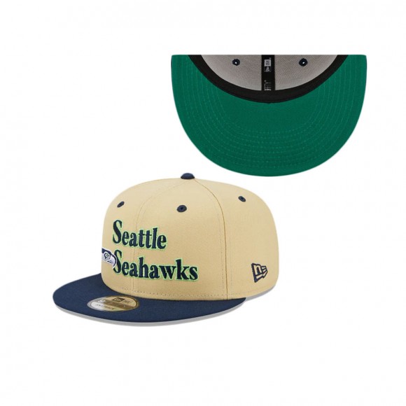Seattle Seahawks Retro 9FIFTY Snapback Hat