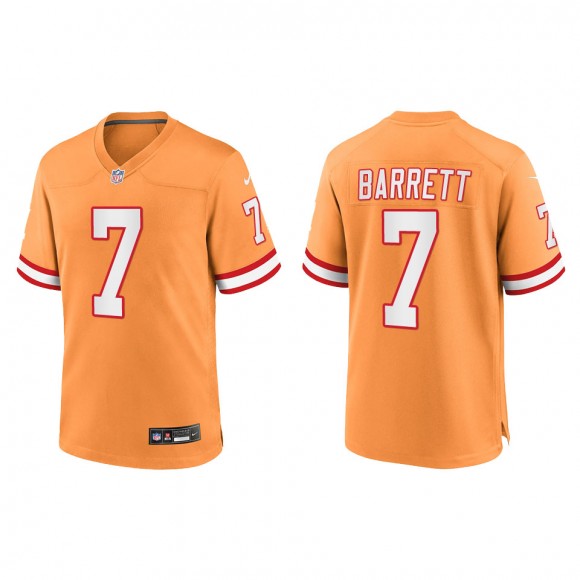 Shaquil Barrett Tampa Bay Buccaneers Orange Throwback Game Jersey