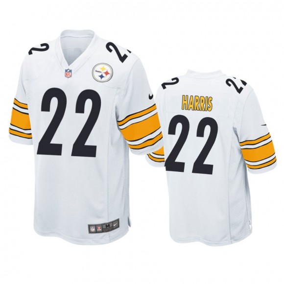 Pittsburgh Steelers Najee Harris White 2021 NFL Draft Game Jersey
