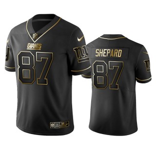 Sterling Shepard Giants Black Golden Edition Vapor Limited Jersey