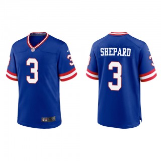 Sterling Shepard Men's New York Giants Royal Classic Game Jersey