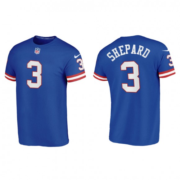 Sterling Shepard New York Giants Royal Classic T-Shirt