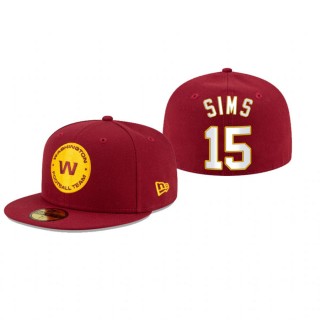 Washington Football Team Steven Sims Red Omaha 59FIFTY Fitted Hat