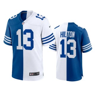 Indianapolis Colts T.Y. Hilton 2021 Royal White Throwback Split Jersey