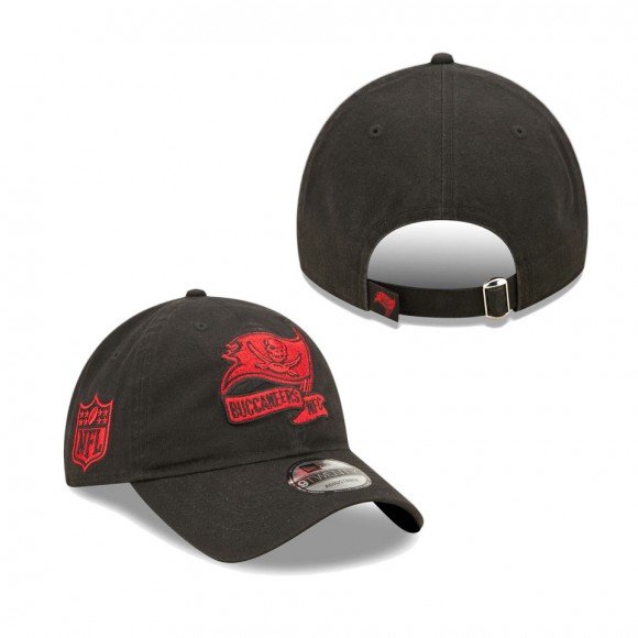 Men's Tampa Bay Buccaneers Black 2022 Sideline Adjustable 9TWENTY Hat