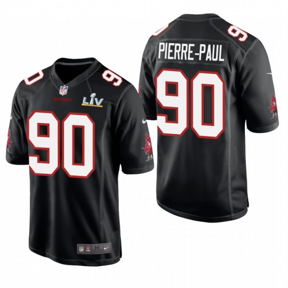 Jason Pierre-Paul Super Bowl LV Jersey Buccaneers Black Game