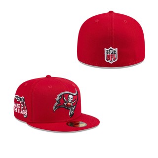 Tampa Bay Buccaneers Red 2024 NFL Draft 59FIFTY Fitted Hat