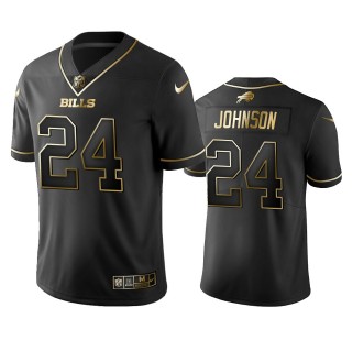 Bills Taron Johnson Black Golden Edition Vapor Limited Jersey