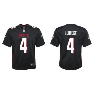 Youth Falcons Taylor Heinicke Black Game Jersey