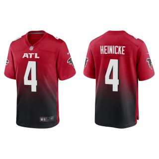 Falcons Taylor Heinicke Red Game Jersey