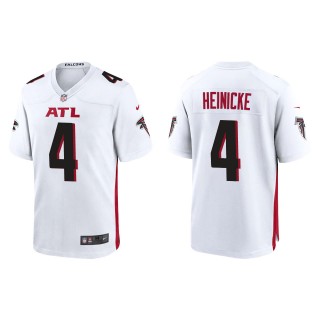 Falcons Taylor Heinicke White Game Jersey